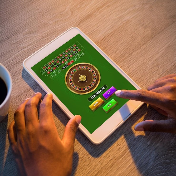 dewaslot777 mobile app showing digital roulette table interface